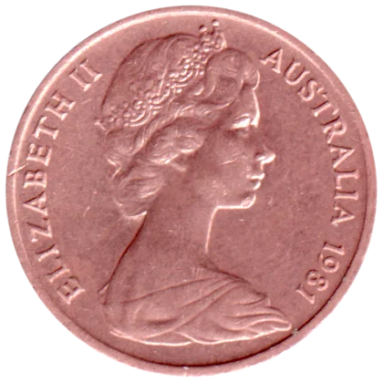 1 cent, 1981 Obverse