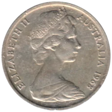 Preview 5 cents, 1968 obverse
