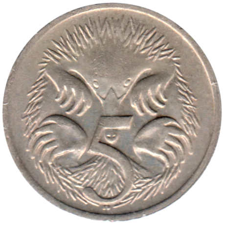 5 cents, 1968 Reverse