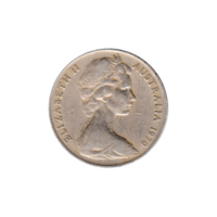 Preview 20 cents, 1970 obverse
