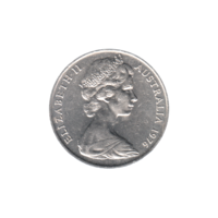 Preview 20 cents, 1976 obverse