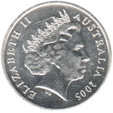 Preview 5 cents, 2005 obverse