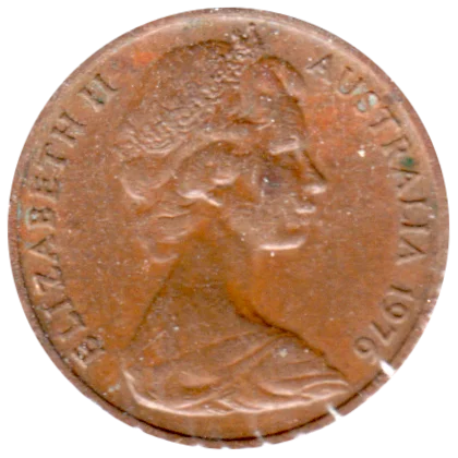 1 cent, 1976 Obverse