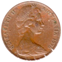 Preview 1 cent, 1976 obverse