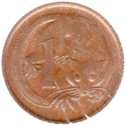 1 cent, 1976 Reverse