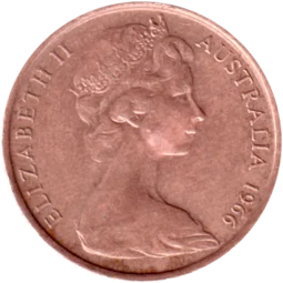 Preview 2 cents, 1966 obverse