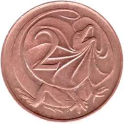 Preview 2 cents, 1966 reverse