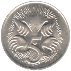Preview 5 cents, 1983 reverse