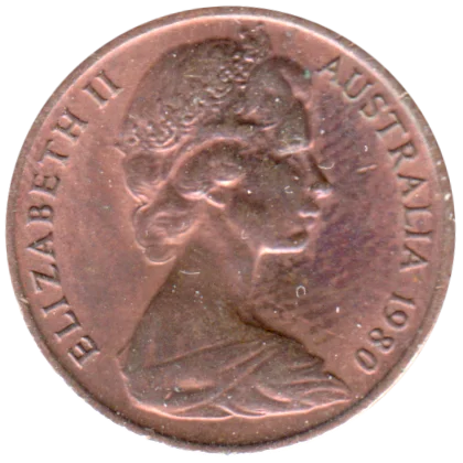 1 cent, 1980 Obverse