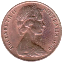 Preview 1 cent, 1980 obverse