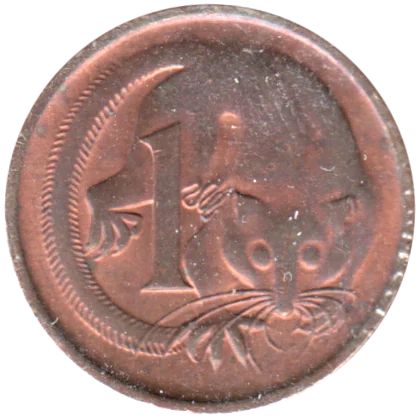 1 cent, 1980 Reverse