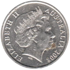 Preview 5 cents, 2008 obverse