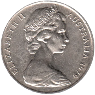 Preview 20 cents, 1979 obverse