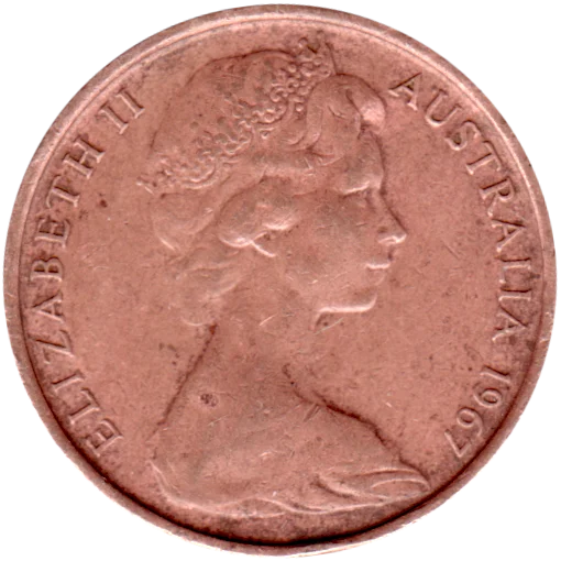 2 cents, 1967 Obverse