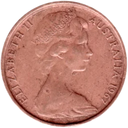 Preview 2 cents, 1967 obverse