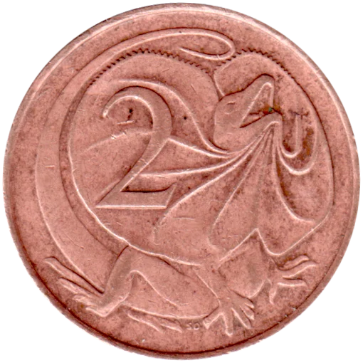 2 cents, 1967 Reverse