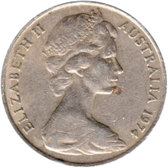 Preview 20 cents, 1974 obverse
