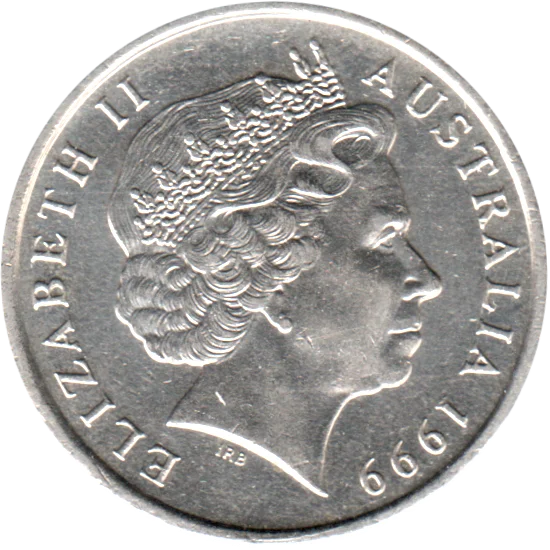 10 cents, 1999 Obverse