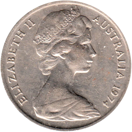10 cents, 1974 Obverse