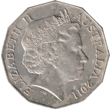 Preview 50 cents, 2011 obverse