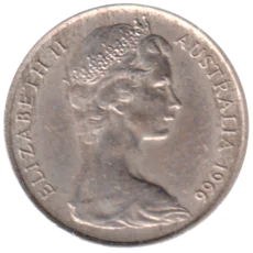 Preview 5 cents, 1966 obverse