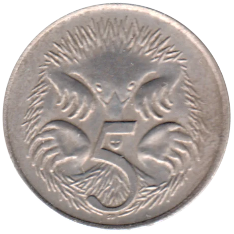 5 cents, 1966 Reverse