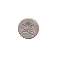 Preview 5 cents, 1966 reverse