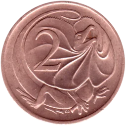 Preview 2 cents, 1983 reverse