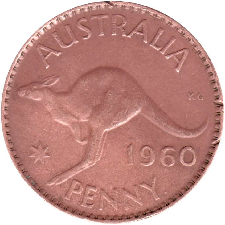 1 penny, 1960 Reverse