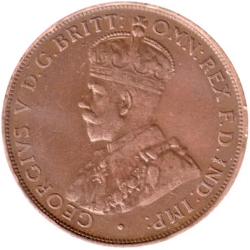 Preview 1 penny, 1931 obverse