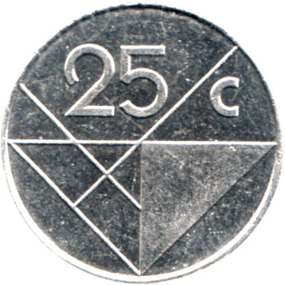 25 cent, 1992 Reverse