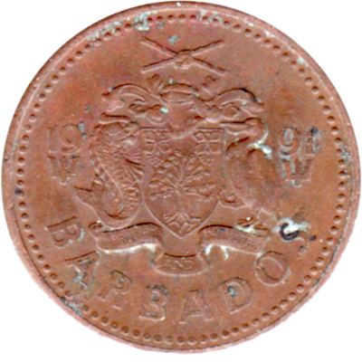 1 cent, 1991 Obverse
