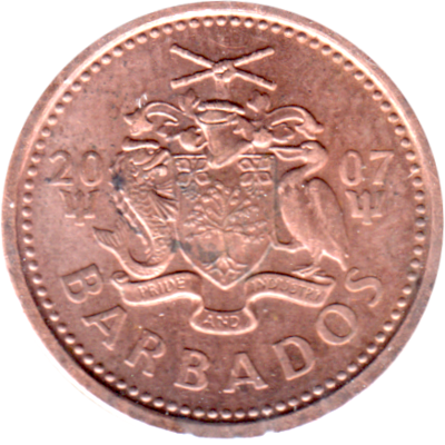1 cent, 2007 Obverse