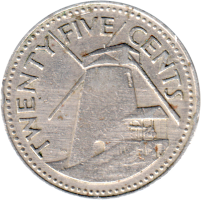 25 cents, 1973 Reverse