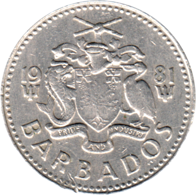 25 cents, 1981 Obverse