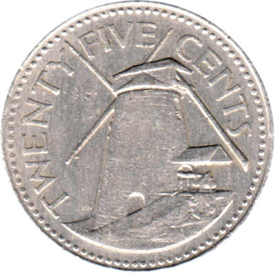 25 cents, 1981 Reverse