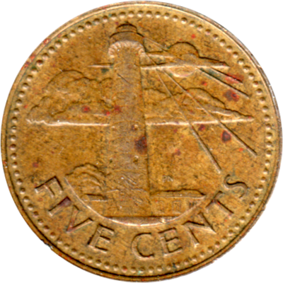 5 cents, 1973 Reverse