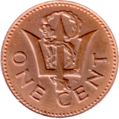 1 cent, 1976 Reverse
