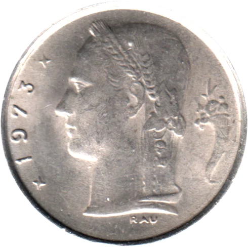1 Franc, 1973 Obverse