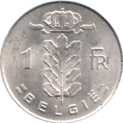 Preview 1 Franc, 1973 reverse
