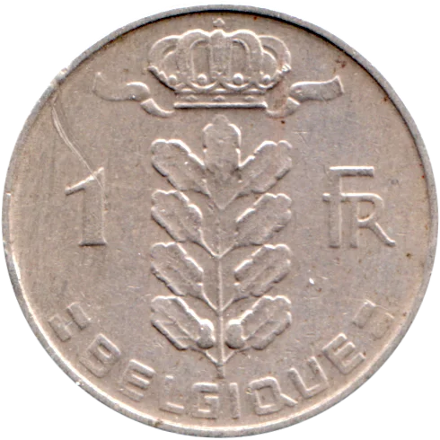 1 Franc, 1968 Reverse