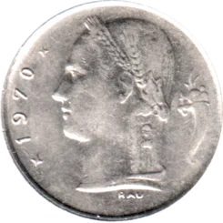 Preview 1 Franc, 1970 obverse