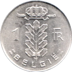 Preview 1 Franc, 1970 reverse