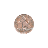 Preview 2 centimes, 1909 reverse