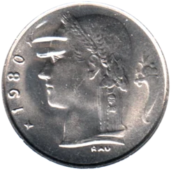 Preview 1 Franc, 1980 obverse