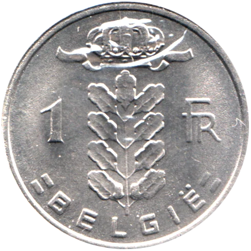 1 Franc, 1980 Reverse