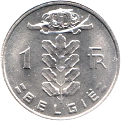 Preview 1 Franc, 1980 reverse