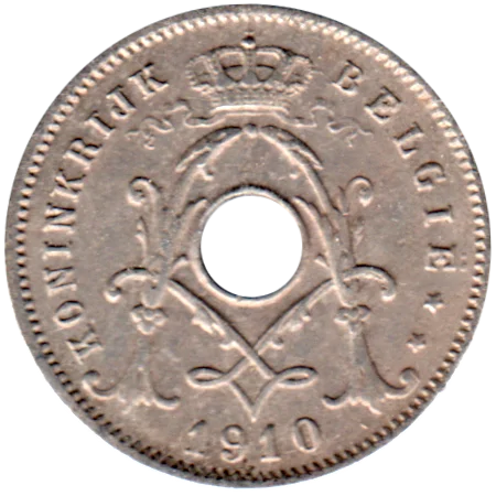 5 centimes, 1910 Obverse