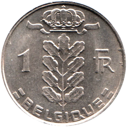 1 Franc, 1980 Reverse
