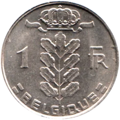 Preview 1 Franc, 1980 reverse